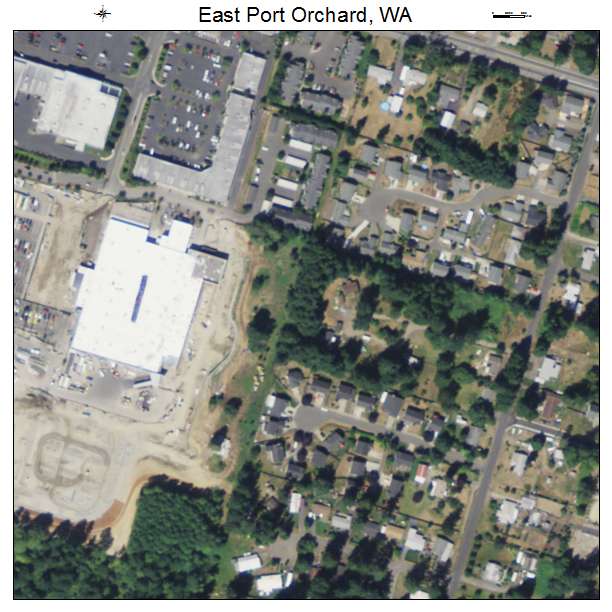 East Port Orchard, Washington aerial imagery detail