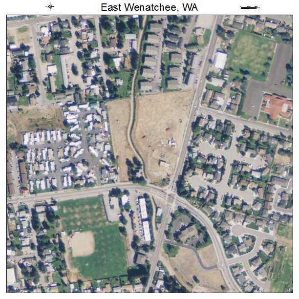 East Wenatchee, Washington aerial imagery detail