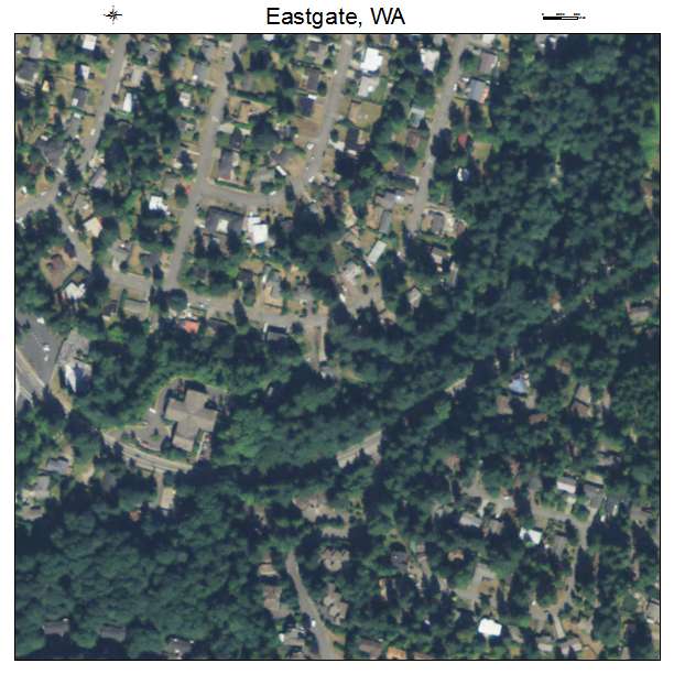 Eastgate, Washington aerial imagery detail