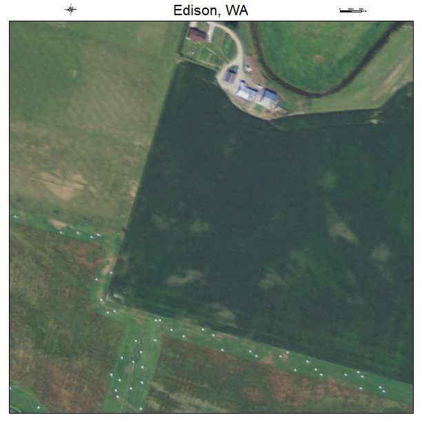 Edison, Washington aerial imagery detail