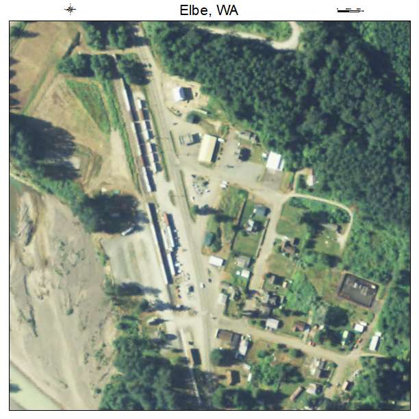 Elbe, Washington aerial imagery detail