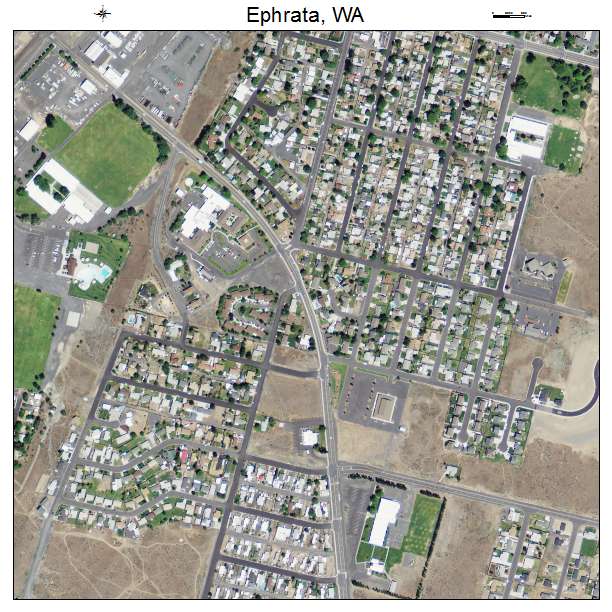 Ephrata, Washington aerial imagery detail