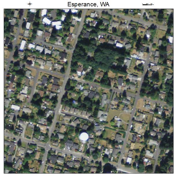 Esperance, Washington aerial imagery detail