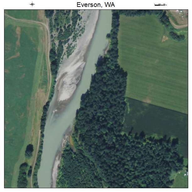 Everson, Washington aerial imagery detail