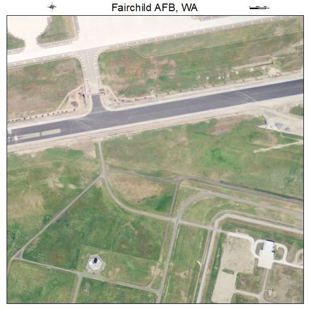 Fairchild AFB, Washington aerial imagery detail