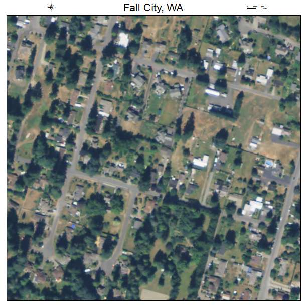 Fall City, Washington aerial imagery detail