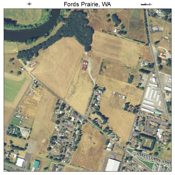 Fords Prairie, Washington aerial imagery detail