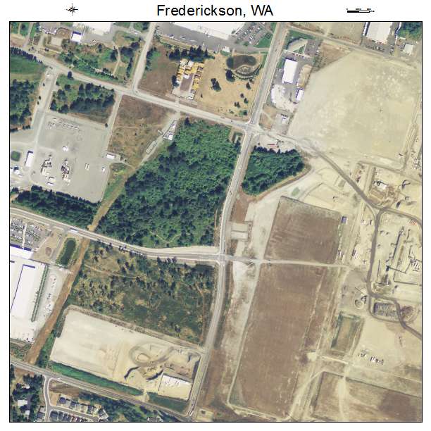 Frederickson, Washington aerial imagery detail