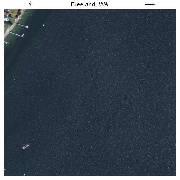Freeland, Washington aerial imagery detail