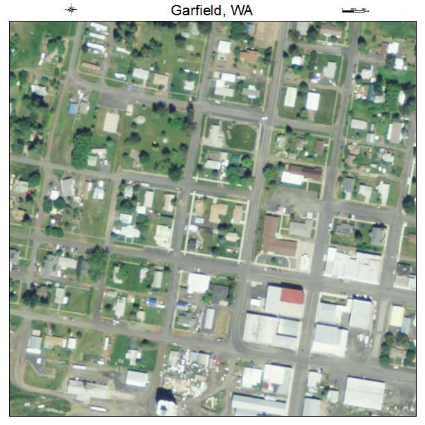 Garfield, Washington aerial imagery detail