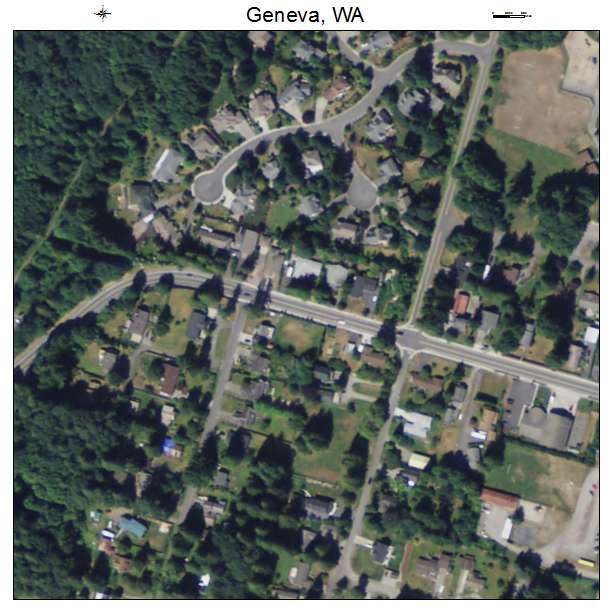Geneva, Washington aerial imagery detail