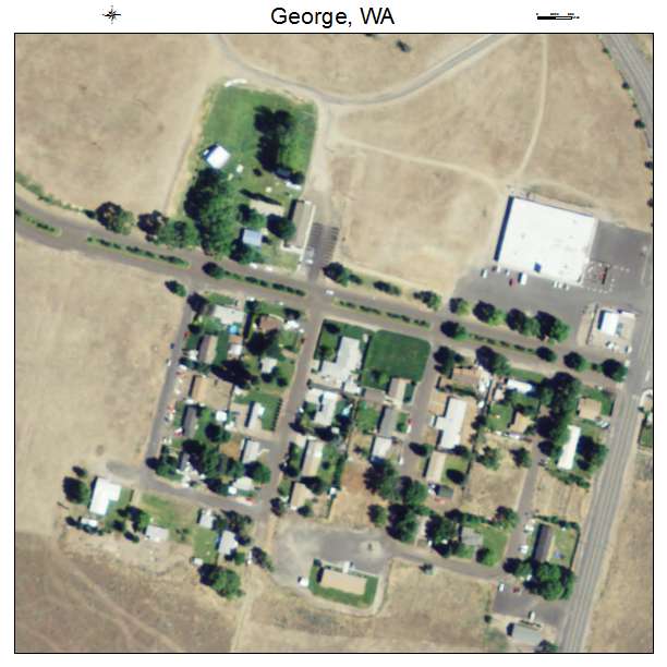 George, Washington aerial imagery detail
