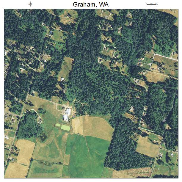 Graham, Washington aerial imagery detail