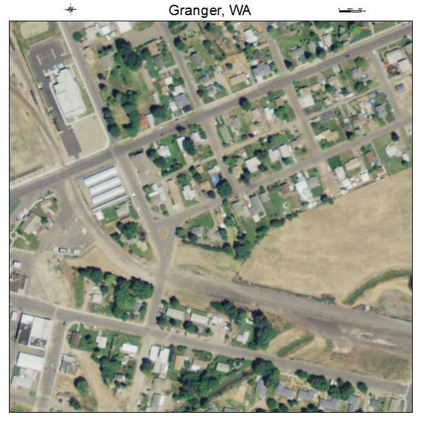 Granger, Washington aerial imagery detail