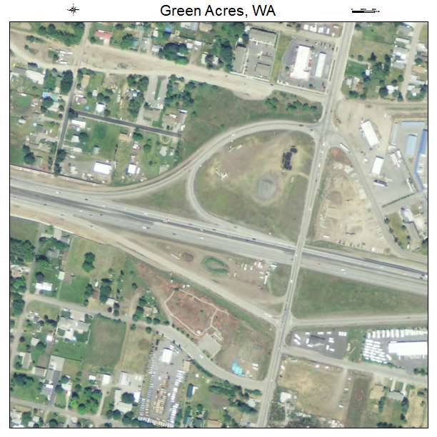Green Acres, Washington aerial imagery detail