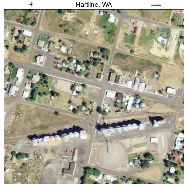 Hartline, Washington aerial imagery detail