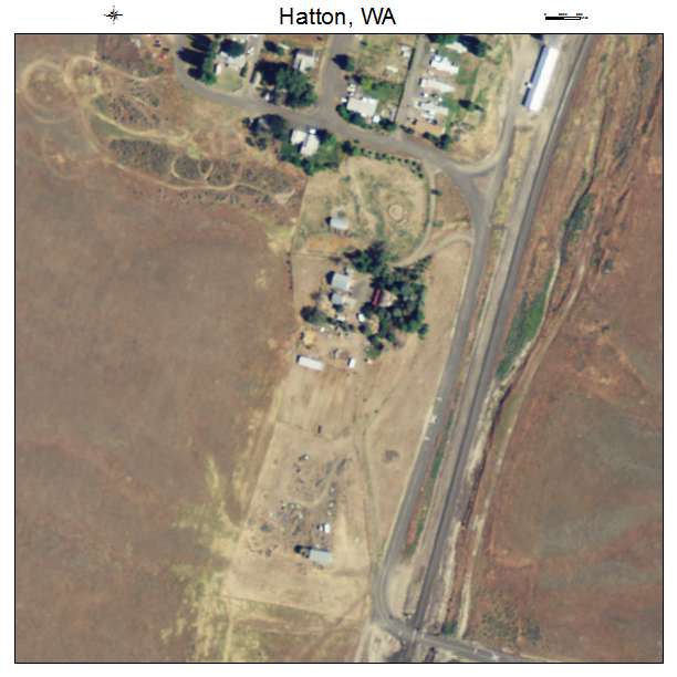 Hatton, Washington aerial imagery detail