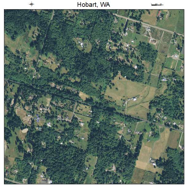 Hobart, Washington aerial imagery detail