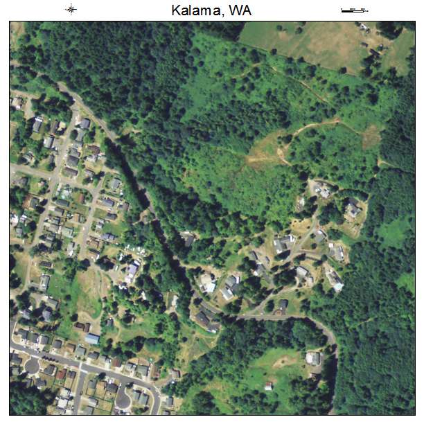 Kalama, Washington aerial imagery detail