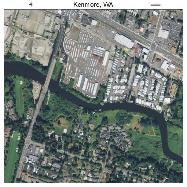 Kenmore, Washington aerial imagery detail