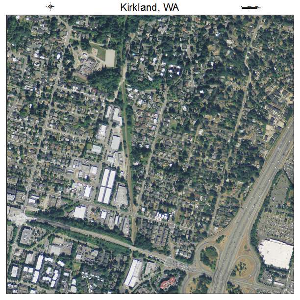 Kirkland, Washington aerial imagery detail