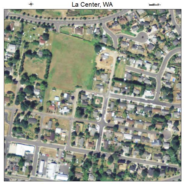 La Center, Washington aerial imagery detail