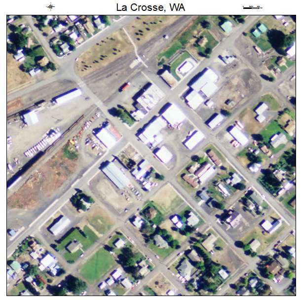 La Crosse, Washington aerial imagery detail