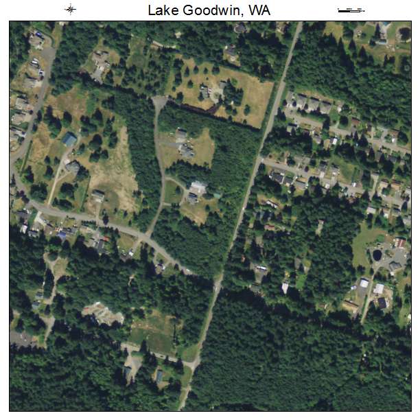 Lake Goodwin, Washington aerial imagery detail