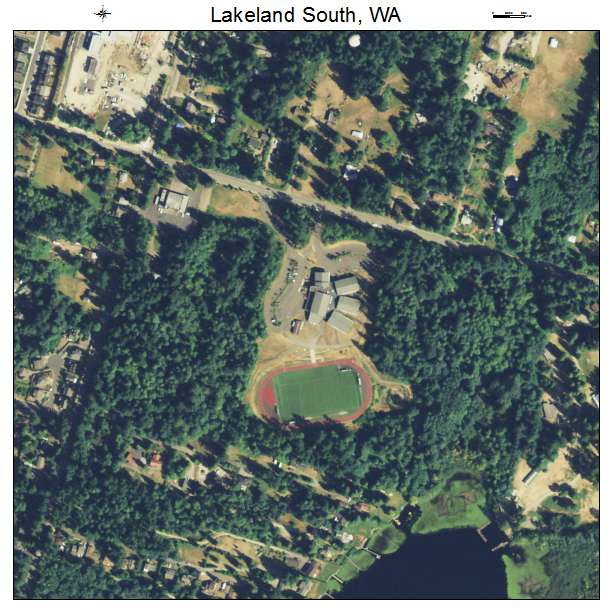 Lakeland South, Washington aerial imagery detail