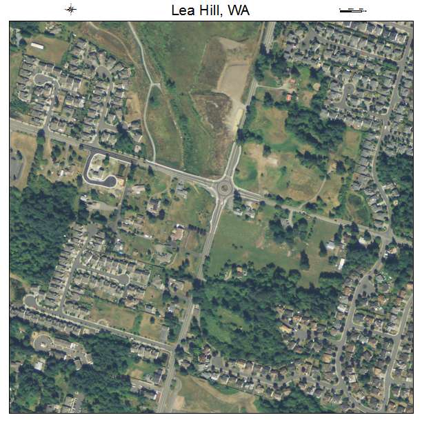Lea Hill, Washington aerial imagery detail