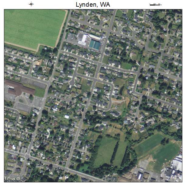Lynden, Washington aerial imagery detail