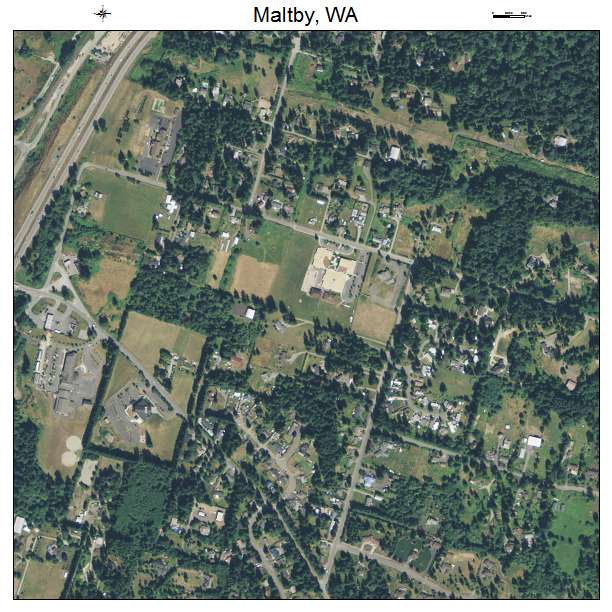 Maltby, Washington aerial imagery detail