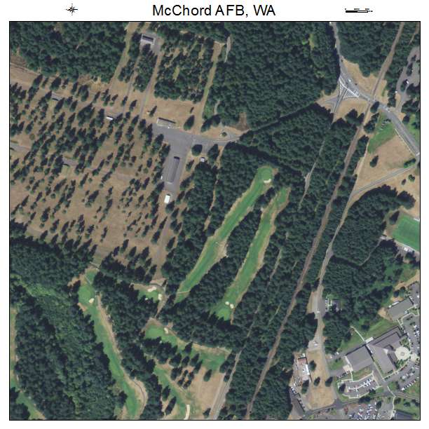 McChord AFB, Washington aerial imagery detail