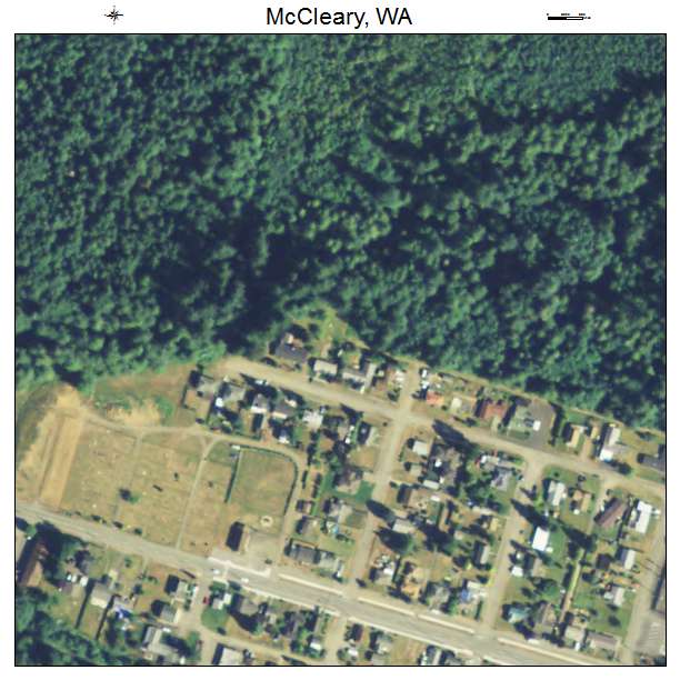 McCleary, Washington aerial imagery detail