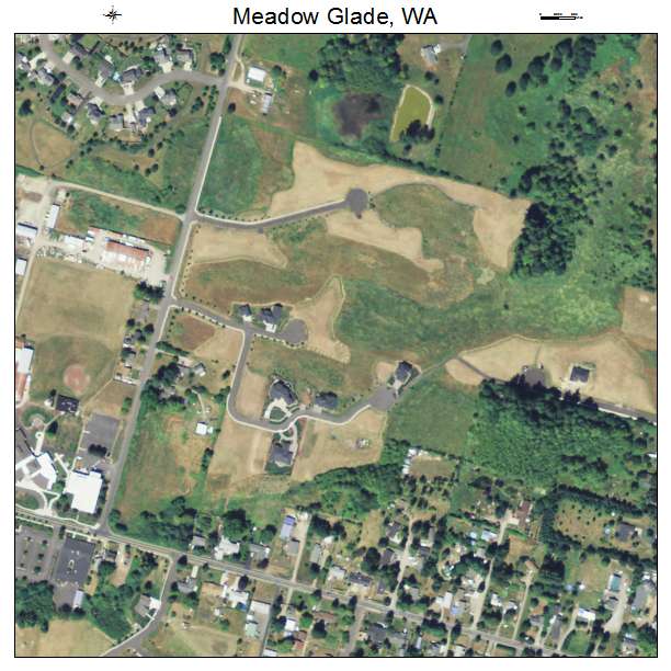 Meadow Glade, Washington aerial imagery detail