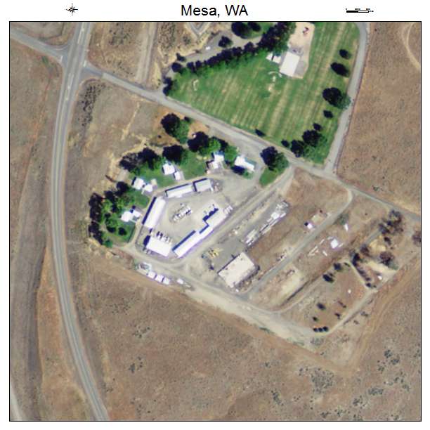 Mesa, Washington aerial imagery detail