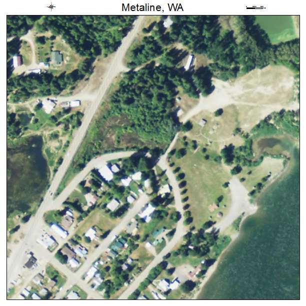 Metaline, Washington aerial imagery detail
