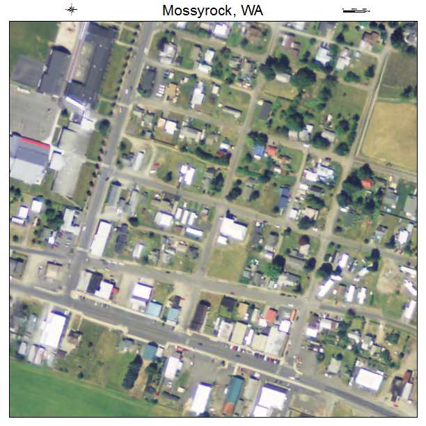 Mossyrock, Washington aerial imagery detail