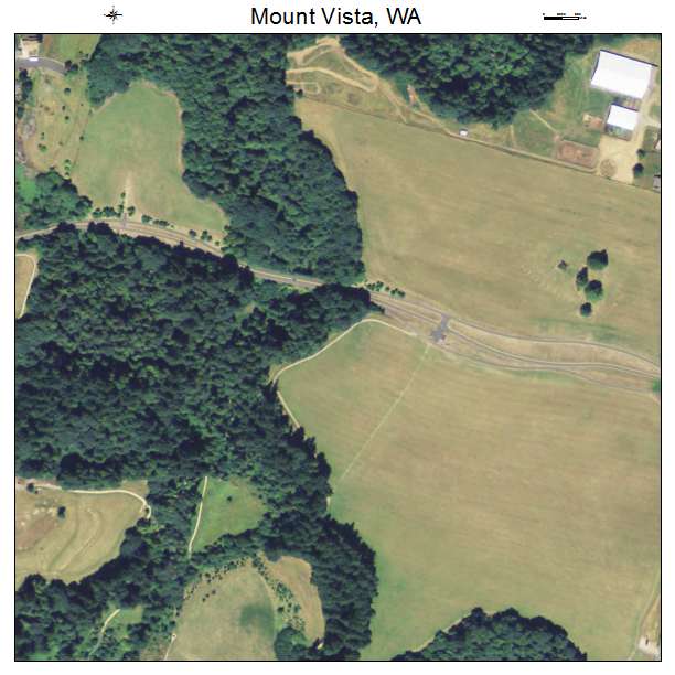 Mount Vista, Washington aerial imagery detail