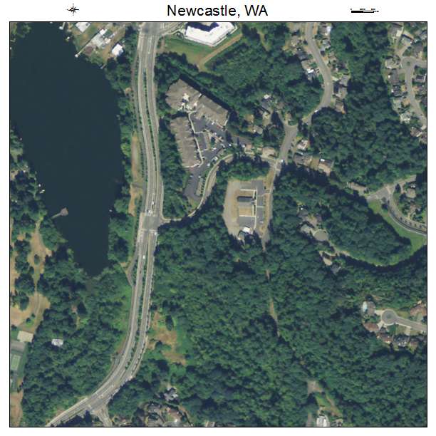 Newcastle, Washington aerial imagery detail