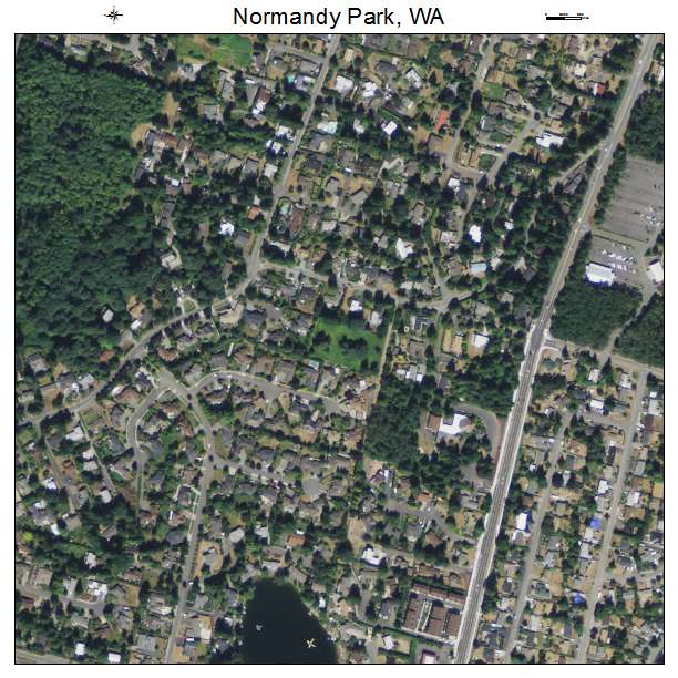 Normandy Park, Washington aerial imagery detail