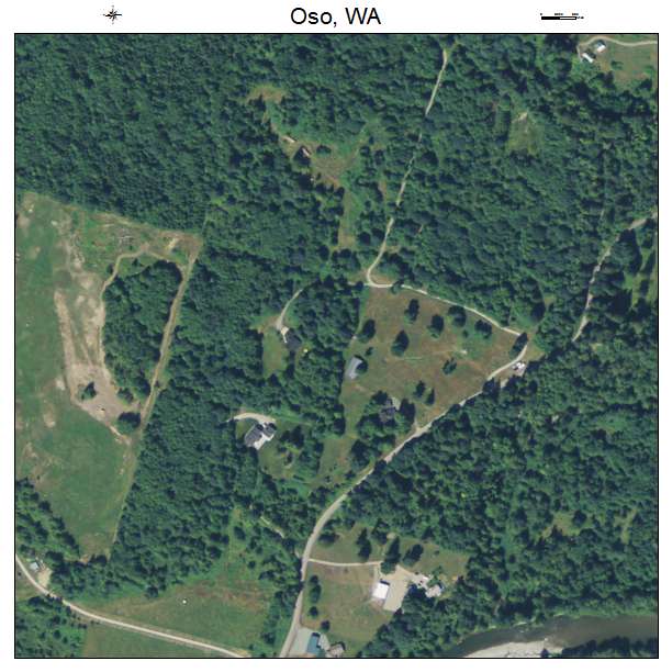 Oso, Washington aerial imagery detail