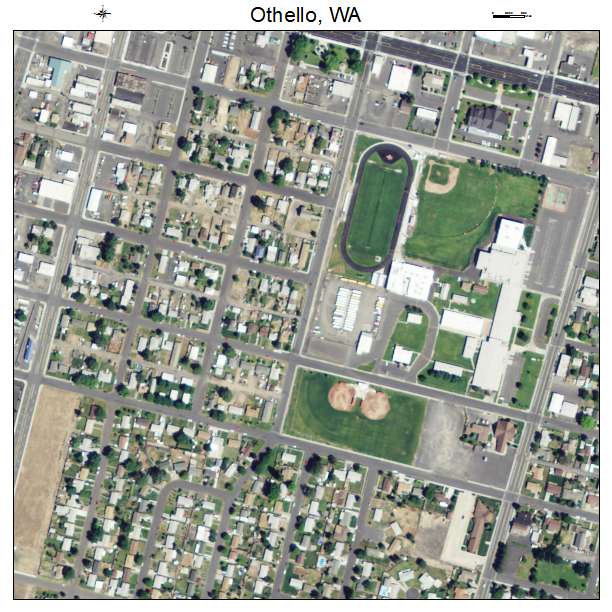 Othello, Washington aerial imagery detail