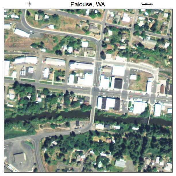 Palouse, Washington aerial imagery detail