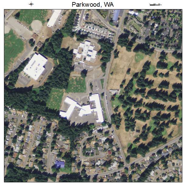 Parkwood, Washington aerial imagery detail
