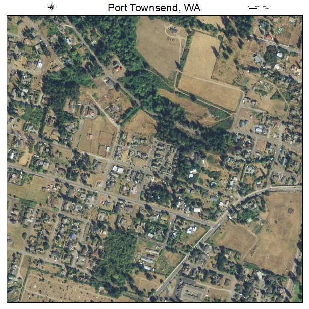 Port Townsend, Washington aerial imagery detail