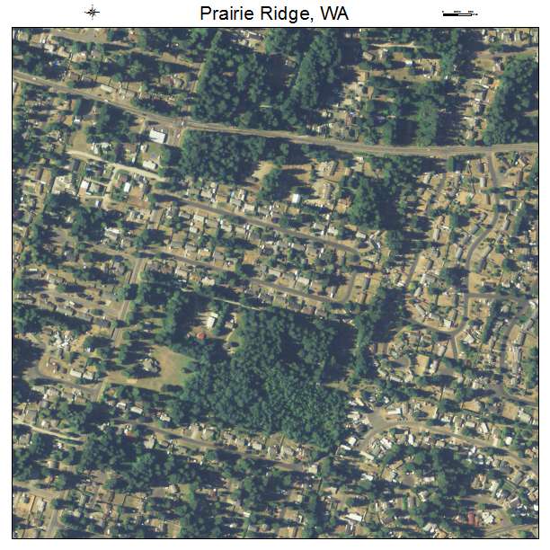 Prairie Ridge, Washington aerial imagery detail