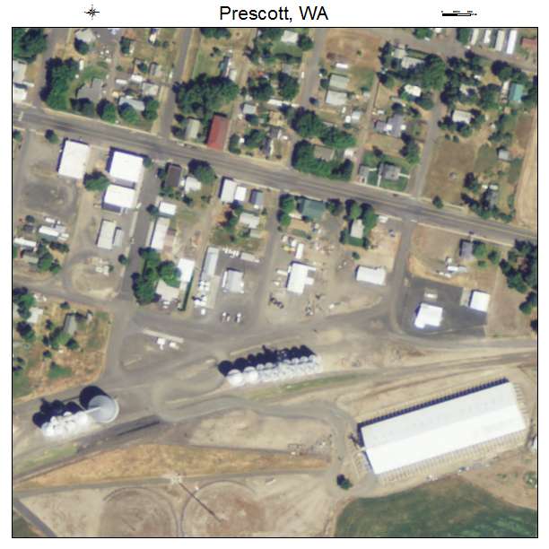 Prescott, Washington aerial imagery detail