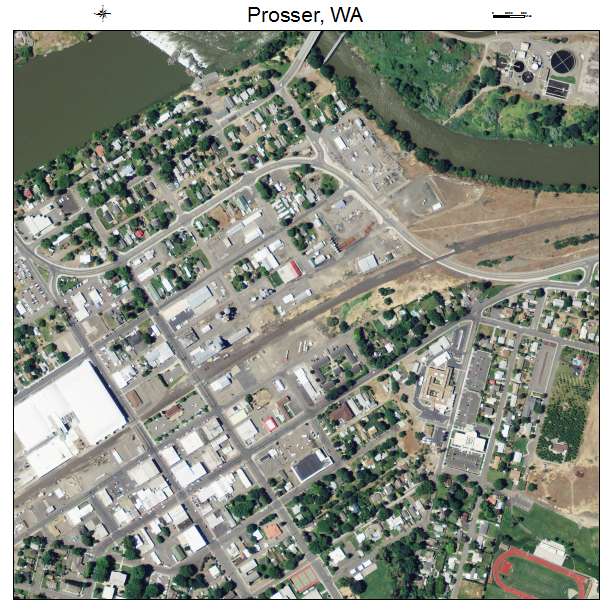 Prosser, Washington aerial imagery detail