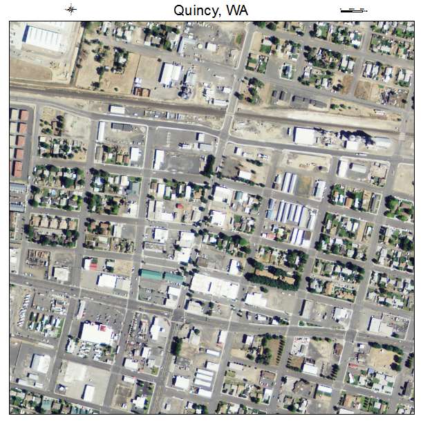 Quincy, Washington aerial imagery detail